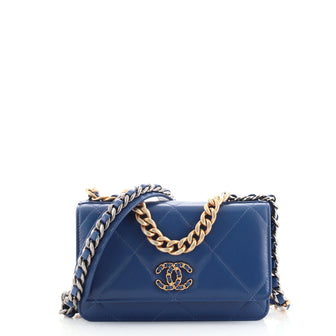 Chanel 19 Wallet on Chain Quilted Goatskin