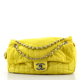 Chanel Soft Shell Flap Bag Vertical Quilted Nylon Jumbo