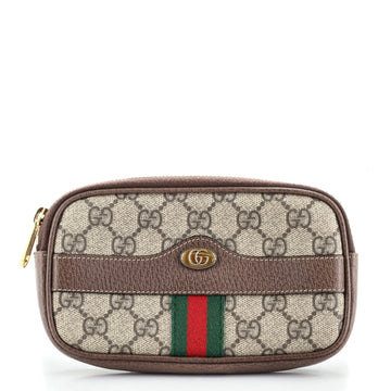 Gucci Ophidia Belt Bag GG Coated Canvas Mini