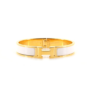 Hermes Clic H Bracelet Enamel Narrow