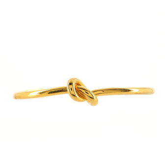 Celine Knot Cuff Bracelet Metal Extra Thin