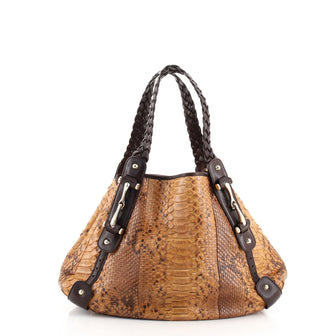 Gucci Pelham Shoulder Bag Python Medium