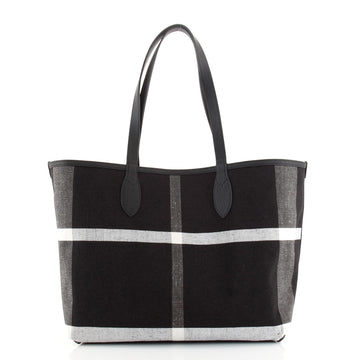 Burberry Doodle Reversible Tote Printed Canvas Large