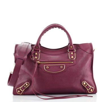 Balenciaga City Classic Metallic Edge Bag Leather Medium