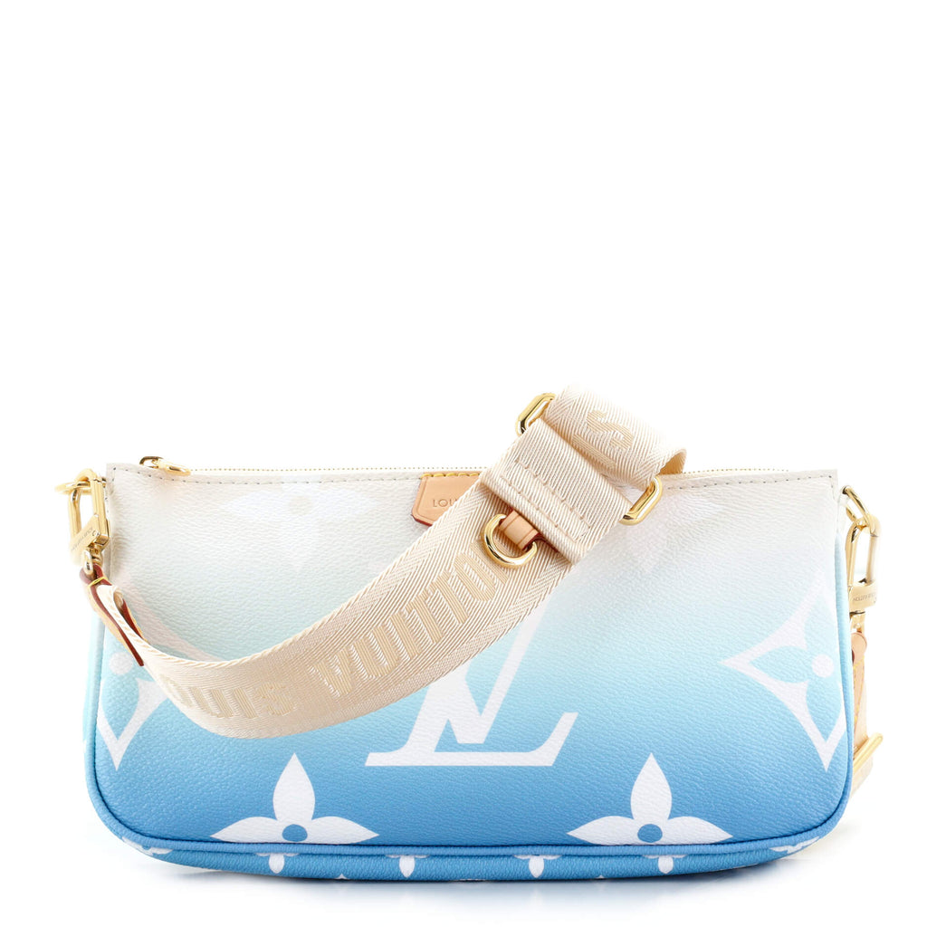 Louis Vuitton Blue Monogram Giant By The Pool Multi-Pochette Accessoires  For Sale at 1stDibs