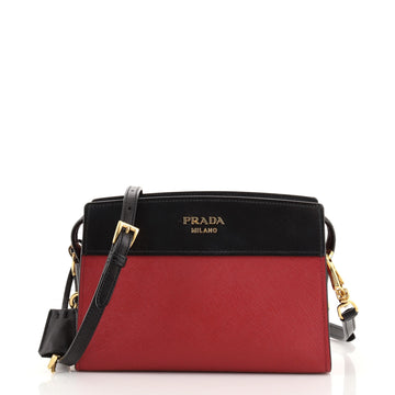 Prada Esplanade Crossbody Bag Saffiano with City Calf Small