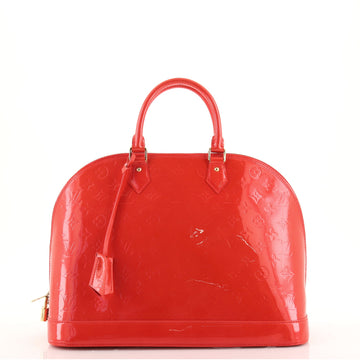 Louis Vuitton Alma Handbag Monogram Vernis GM