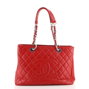 Chanel Grand Shopping Tote Quilted Caviar