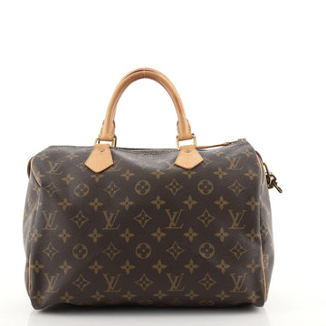 Louis Vuitton Speedy Handbag Monogram Canvas 30