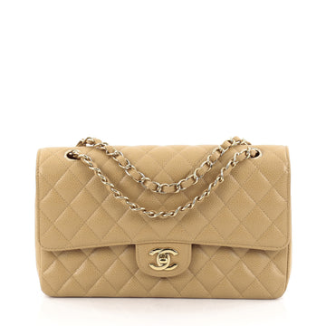 Chanel Classic Double Flap Quilted Caviar Medium