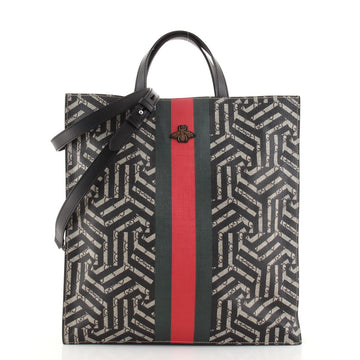 Gucci Convertible Soft Open Tote Caleido GG Coated Canvas