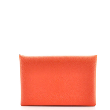 Hermes Calvi Card Holder Chevre Mysore