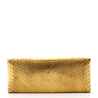 Tom Ford Snake Heads Clutch Python Long