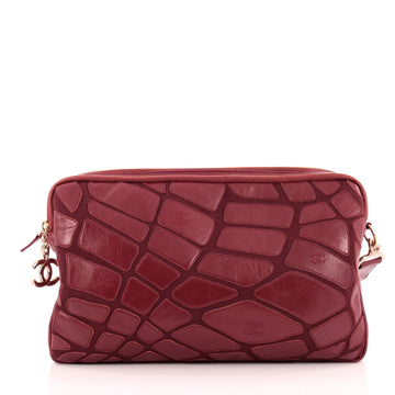 Chanel Scales Camera Bag Leather With Jersey 