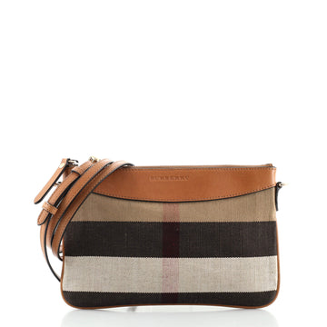 Burberry Peyton Crossbody Bag House Check Canvas