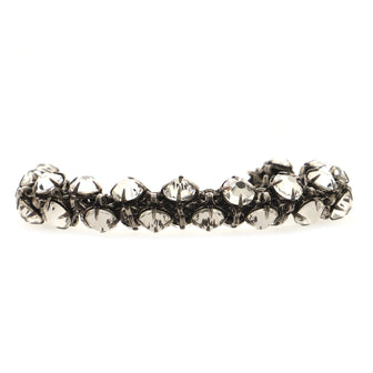 Saint Laurent Linked Toggle Bracelet Metal with Crystals