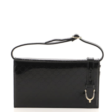Gucci Nice Wallet on Strap Microguccissima Patent Mini