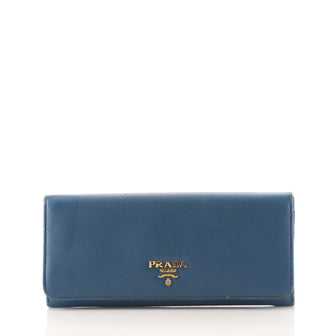 Prada Continental Wallet Saffiano Leather Long