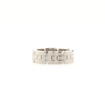 Cartier Tank Francaise Band Ring 18K White Gold