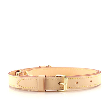 Louis Vuitton Adjustable Shoulder Strap Vachetta Leather 25mm