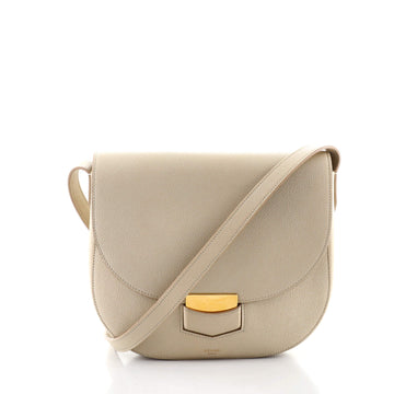 Celine Trotteur Crossbody Bag Grainy Leather Small