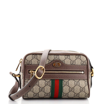 Gucci Ophidia Shoulder Bag GG Coated Canvas Mini