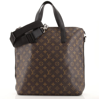 Louis Vuitton Kitan Handbag Macassar Monogram Canvas