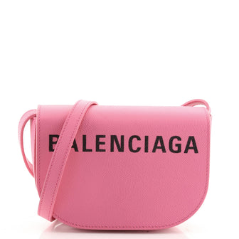 Balenciaga Logo Ville Day Bag Leather XS