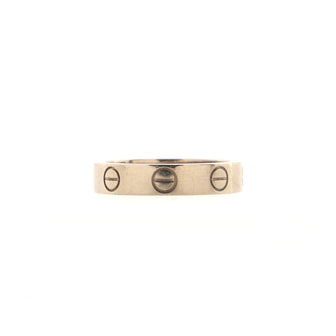 Cartier Love Wedding Band Ring 18K White Gold