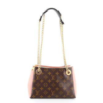 Louis Vuitton Surene Handbag Monogram Canvas with Leather BB