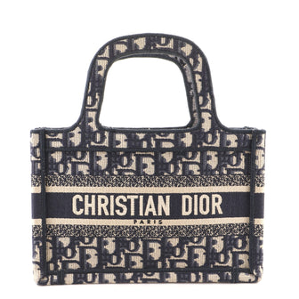 Christian Dior Book Tote Oblique Canvas Mini