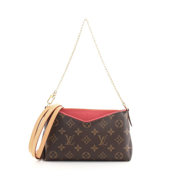 Louis Vuitton Pallas Clutch Monogram Canvas