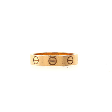 Cartier Love Band Ring 18K Rose Gold
