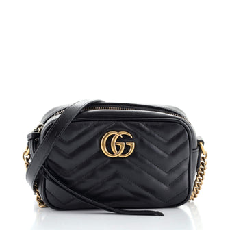 Gucci GG Marmont Shoulder Bag Matelasse Leather Mini