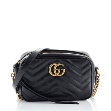 Gucci GG Marmont Shoulder Bag Matelasse Leather Mini