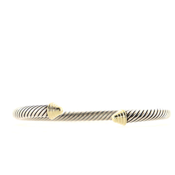 David Yurman Cable Classic Bracelet Sterling Silver and 18K Yellow Gold 4mm