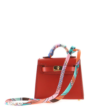 Hermes Kelly Twilly Bag Charm Tadelakt