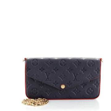 Louis Vuitton Felicie Pochette Monogram Empreinte Leather