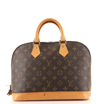 Louis Vuitton Vintage Alma Handbag Monogram Canvas PM