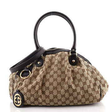 Gucci Sukey Boston Bag GG Canvas