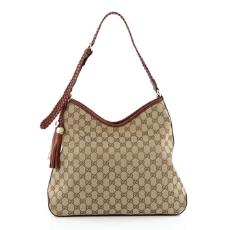 Gucci Marrakech Hobo GG Canvas Medium