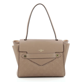 Louis Vuitton Trocadero Handbag Monogram Empreinte Leather Neutral