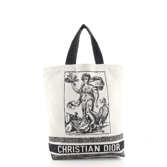 Christian Dior Cruise 2021 Shopping Tote Printed Canvas