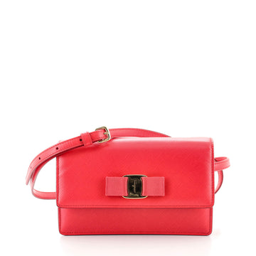 Salvatore Ferragamo Vara Bow Crossbody Belt Bag Leather