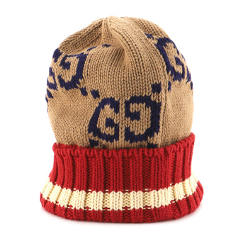Gucci Giant GG Beanie Cotton