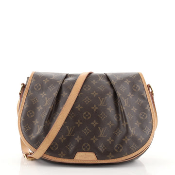 Louis Vuitton Menilmontant Handbag Monogram Canvas MM