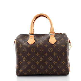 Louis Vuitton Speedy Handbag Monogram Canvas 25