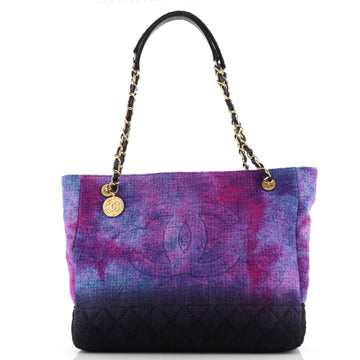 Chanel Paris-31 Rue Cambon Timeless CC Shopping Tote Quilted Wool Tweed Large