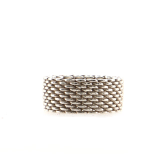Tiffany & Co. Somerset Ring Sterling Silver Wide