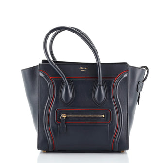 Celine Luggage Bag Smooth Leather Micro